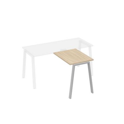 А4 С3 071 ДК (Дуб скандинавский/Серый) Брифинг-приставка с каркасом TRE