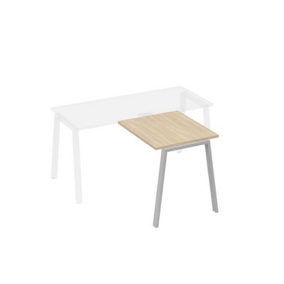 А4 С3 073 ДК (Дуб скандинавский/Серый) Брифинг-приставка с каркасом TRE