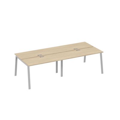 А4 С3 171-2 ДК (Дуб скандинавский/Серый) Станция 4х140 рабочая с металлокаркасом TRE