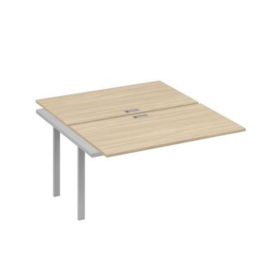 А4 С3 177-1 ДК (Дуб скандинавский/Серый) Секция станции на металлокаркасе TRE 2х140