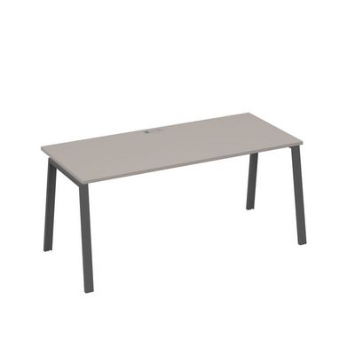 А4 А3 026 МП (Мокко премиум/Антрацит) Стол письменный на металлокаркасе TRE