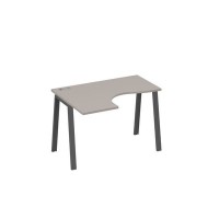 А4 А3 031 МП (Мокко премиум/Антрацит) Стол эргономичный левый "Классика" на металлокаркасе TRE