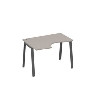 А4 А3 041 МП (Мокко премиум/Антрацит) Стол эргономичный левый "Классика" на металлокаркасе TRE
