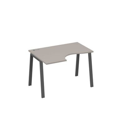 А4 А3 041 МП (Мокко премиум/Антрацит) Стол эргономичный левый "Классика" на металлокаркасе TRE
