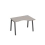 А4 А3 042 МП (Мокко премиум/Антрацит) Стол эргономичный правый "Классика" на металлокаркасе TRE