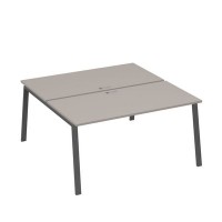 А4 А3 178 МП (Мокко премиум/Антрацит) Рабочая станция на каркасе TRE столы 2х160