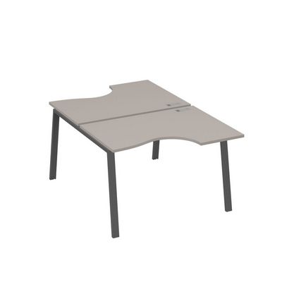 А4 А3 183 МП (Мокко премиум/Антрацит) Рабочая станция опоры TRE столы 2х120 Классика