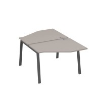 А4 А3 186 МП (Мокко премиум/Антрацит) Рабочая станция опоры TRE со столами Техно 2х120