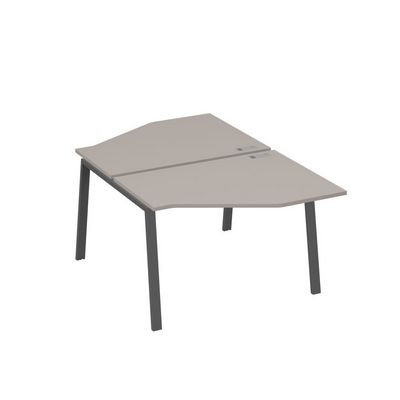 А4 А3 186 МП (Мокко премиум/Антрацит) Рабочая станция опоры TRE со столами Техно 2х120