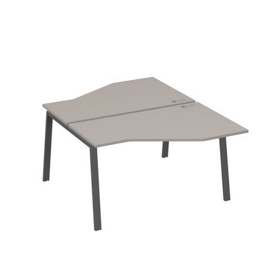 А4 А3 188 МП (Мокко премиум/Антрацит) Рабочая станция опоры TRE со столами Техно 2х160