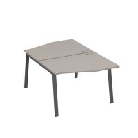 А4 А3 189 МП (Мокко премиум/Антрацит) Рабочая станция каркас TRE столы 2х120 Техно