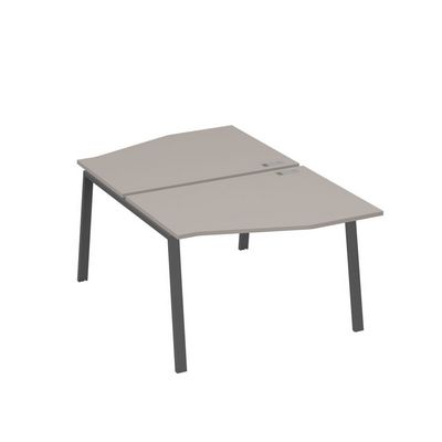 А4 А3 189 МП (Мокко премиум/Антрацит) Рабочая станция каркас TRE столы 2х120 Техно