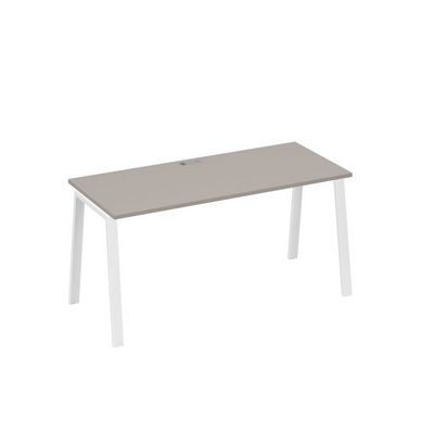 А4 Б3 015 МП (Мокко премиум/Белый) Стол письменный на металлокаркасе TRE