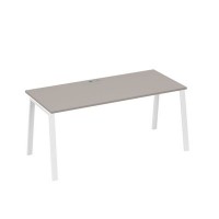 А4 Б3 026 МП (Мокко премиум/Белый) Стол письменный на металлокаркасе TRE