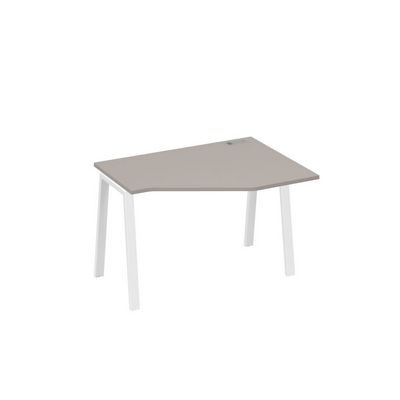 А4 Б3 052 МП (Мокко премиум/Белый) Стол эргономичный правый "Техно" на металлокаркасе TRE