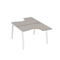 А4 Б3 180 МП (Мокко премиум/Белый) Рабочая станция опоры TRE столы 2х120 Классика