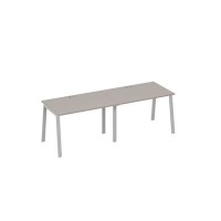 А4 С3 023-2 МП (Мокко премиум/Серый) Рабочая станция 2х120 опоры TRE