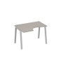 А4 С3 041 МП (Мокко премиум/Серый) Стол эргономичный левый "Классика" на металлокаркасе TRE