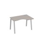 А4 С3 042 МП (Мокко премиум/Серый) Стол эргономичный правый "Классика" на металлокаркасе TRE