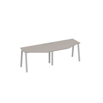 А4 С3 051-2 МП (Мокко премиум/Серый) Рабочая станция опоры TRE столы Техно 2х120