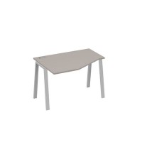 А4 С3 051 МП (Мокко премиум/Серый) Стол эргономичный левый "Техно" на металлокаркасе TRE