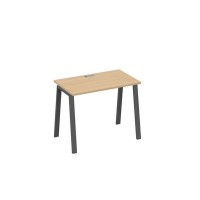 А4 А3 002 НД (Натуральный дуб/Антрацит) Стол письменный на металлокаркасе TRE