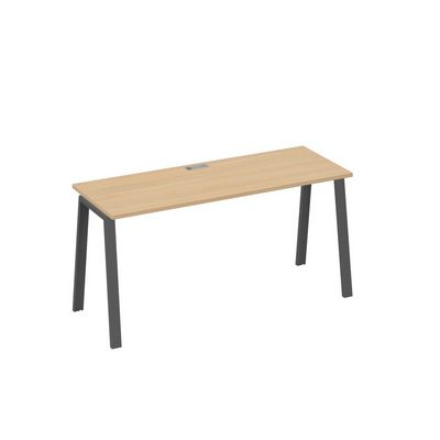 А4 А3 005 НД (Натуральный дуб/Антрацит) Стол письменный на металлокаркасе TRE