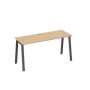 А4 А3 005 НД (Натуральный дуб/Антрацит) Стол письменный на металлокаркасе TRE