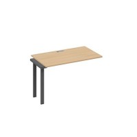 А4 А3 013-1 НД (Натуральный дуб/Антрацит) Секция стола 120 рабочей станции на каркасе TRE