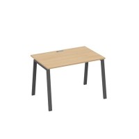 А4 А3 023 НД (Натуральный дуб/Антрацит) Стол письменный на металлокаркасе TRE