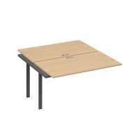 А4 А3 177-1 НД (Натуральный дуб/Антрацит) Секция станции на металлокаркасе TRE 2х140