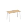 А4 Б3 003 НД (Натуральный дуб/Белый) Стол письменный на металлокаркасе TRE