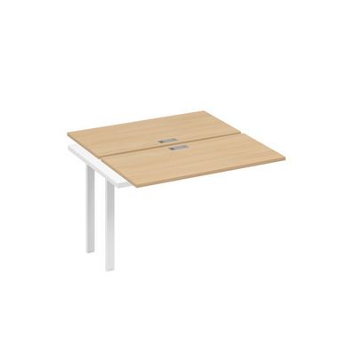 А4 Б3 170-1 НД (Натуральный дуб/Белый) Секция станции на металлокаркасе TRE 2х120