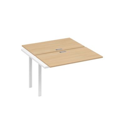 А4 Б3 173-1 НД (Натуральный дуб/Белый) Секция станции на металлокаркасе TRE 2х120