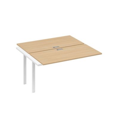 А4 Б3 174-1 НД (Натуральный дуб/Белый) Секция станции на металлокаркасе TRE 2х140