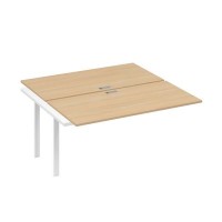 А4 Б3 178-1 НД (Натуральный дуб/Белый) Секция станции на металлокаркасе TRE 2х160