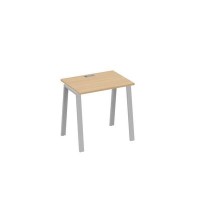 А4 С3 001 НД (Натуральный дуб/Серый) Стол письменный на металлокаркасе TRE