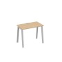 А4 С3 002 НД (Натуральный дуб/Серый) Стол письменный на металлокаркасе TRE