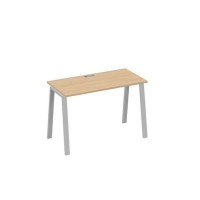 А4 С3 003 НД (Натуральный дуб/Серый) Стол письменный на металлокаркасе TRE