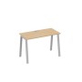 А4 С3 003 НД (Натуральный дуб/Серый) Стол письменный на металлокаркасе TRE