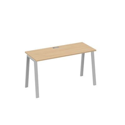 А4 С3 004 НД (Натуральный дуб/Серый) Стол письменный на металлокаркасе TRE
