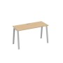 А4 С3 004 НД (Натуральный дуб/Серый) Стол письменный на металлокаркасе TRE