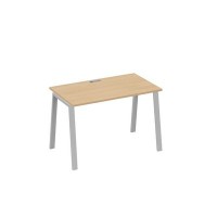 А4 С3 013 НД (Натуральный дуб/Серый) Стол письменный на металлокаркасе TRE