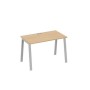 А4 С3 013 НД (Натуральный дуб/Серый) Стол письменный на металлокаркасе TRE