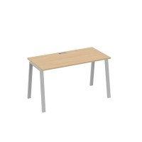 А4 С3 014 НД (Натуральный дуб/Серый) Стол письменный на металлокаркасе TRE