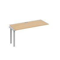 А4 С3 015-1 НД (Натуральный дуб/Серый) Секция стола 160 рабочей станции на каркасе TRE
