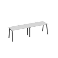 А4 А3 014-2 СЕ (Серый/Антрацит) Рабочая станция 2х140 опоры TRE