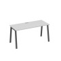 А4 А3 015 СЕ (Серый/Антрацит) Стол письменный на металлокаркасе TRE