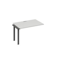 А4 А3 023-1 СЕ (Серый/Антрацит) Секция стола 120 рабочей станции на каркасе TRE