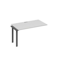 А4 А3 024-1 СЕ (Серый/Антрацит) Секция стола 140 рабочей станции на каркасе TRE